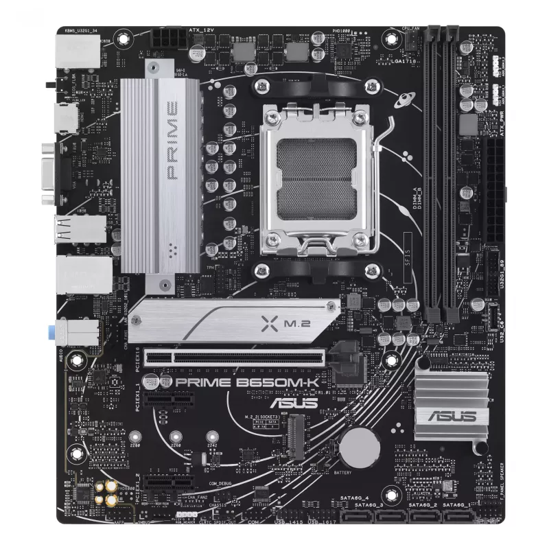 ASUS PRIME B650M-K AMD B650 Socket AM5 micro ATX pagrindinė plokštė