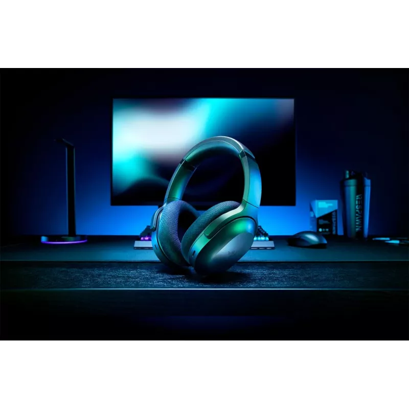 RAZER Barracuda ausinės – stereo, laidinės ir belaidės, juodos