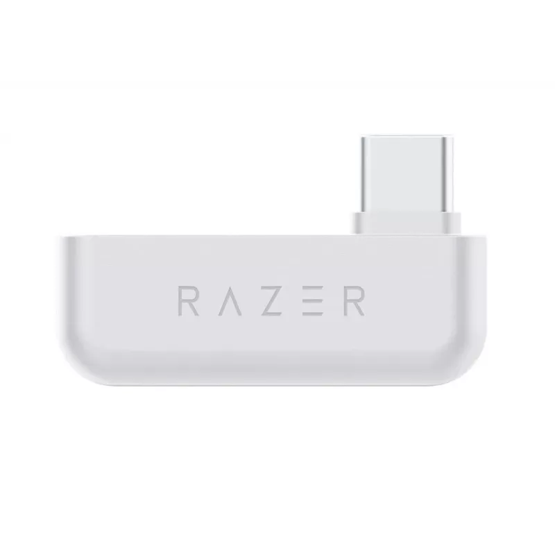 RAZER Barracuda belaidės ausinės – stereo, 2,4 GHz + Bluetooth, balta