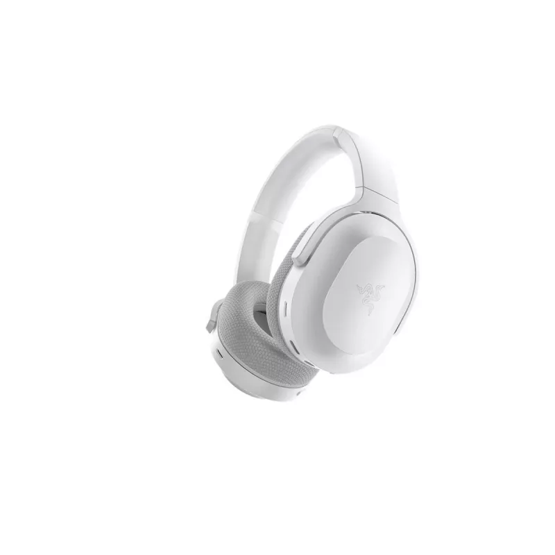 RAZER Barracuda belaidės ausinės – stereo, 2,4 GHz + Bluetooth, balta