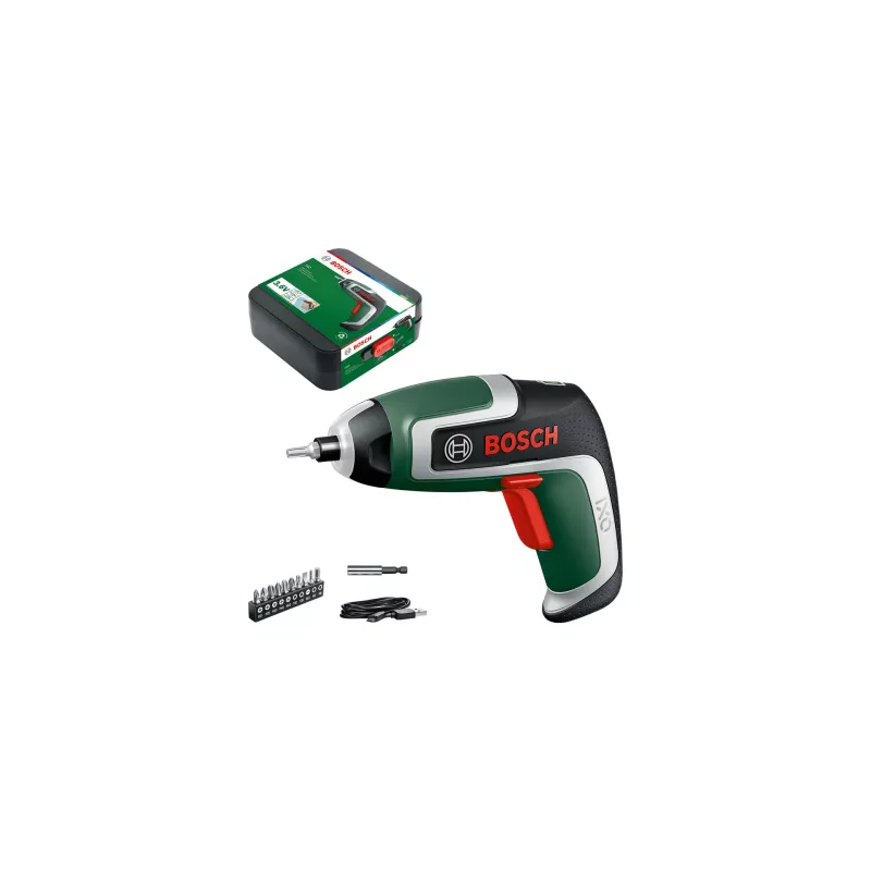Bosch IXO 7 0 603 9E0 000 belaidis atsuktuvas, 3,6 V, magnetinis laikiklis antgaliams, juodas