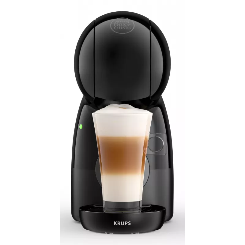 Kavos aparatas KRUPS Piccolo XS KP1A3B, 0,8 L vandens talpa, Dolce Gusto kapsulėms, 1600 W, ant stalviršio, juodas