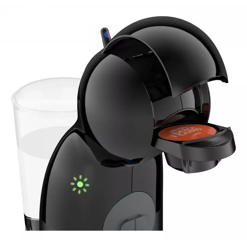 Kavos aparatas KRUPS Piccolo XS KP1A3B, 0,8 L vandens talpa, Dolce Gusto kapsulėms, 1600 W, ant stalviršio, juodas