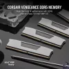 CORSAIR Vengeance 32GB (2x16GB) DDR5 6000MHz CL36 AMD EXPO ir Intel XMP atminties rinkinys baltas
