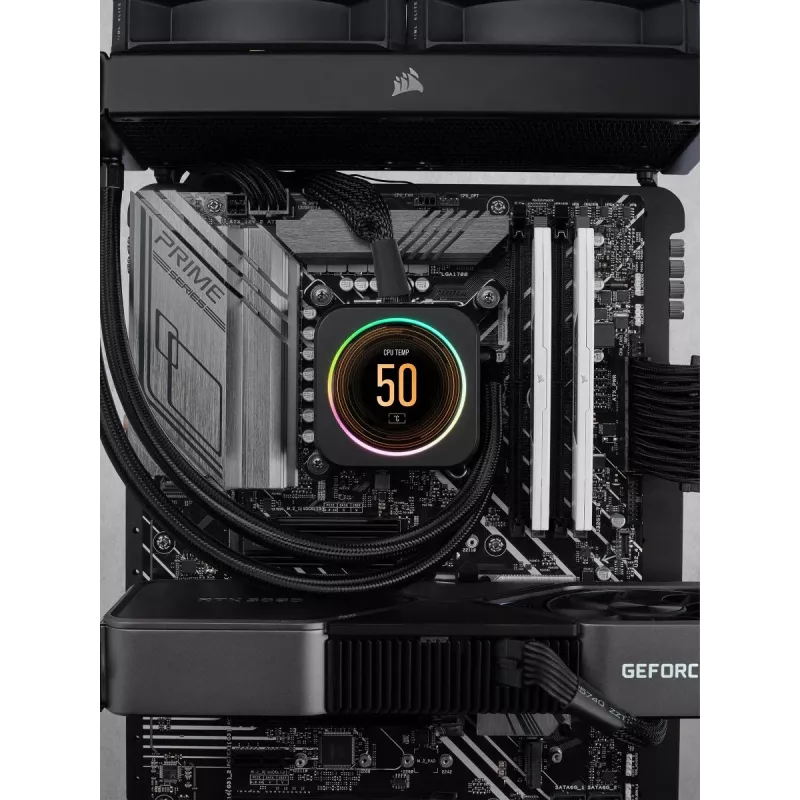 CORSAIR Vengeance 32GB (2x16GB) DDR5 6000MHz CL36 AMD EXPO ir Intel XMP atminties rinkinys baltas