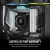 CORSAIR Vengeance 32GB (2x16GB) DDR5 6000MHz CL36 AMD EXPO ir Intel XMP atminties rinkinys baltas