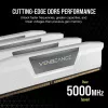 CORSAIR Vengeance 32GB (2x16GB) DDR5 6000MHz CL36 AMD EXPO ir Intel XMP atminties rinkinys baltas