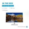 Monitorius HP M27fq 27 colių Quad HD 2560x1440 IPS LCD, 300 cd/m², 75 Hz, 5 ms, sidabrinis