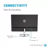 Monitorius HP M27fq 27 colių Quad HD 2560x1440 IPS LCD, 300 cd/m², 75 Hz, 5 ms, sidabrinis