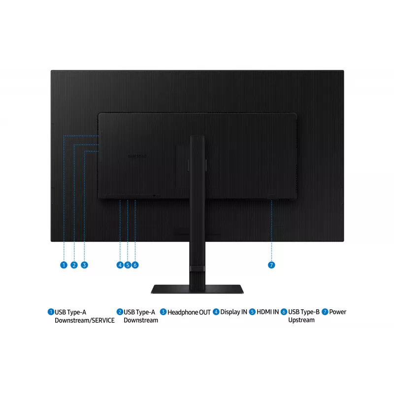 Samsung S80D kompiuterio monitorius 94 cm (37 colių) 3840 x 2160 pikseliai 4K Ultra HD LCD juodas