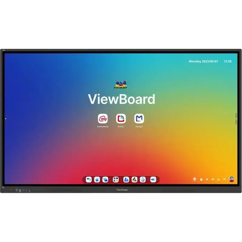 ViewSonic IFP8634 interaktyvi lenta 2,18 m (86 col.) 3840 x 2160 pikselių liečiamuoju ekranu juoda
