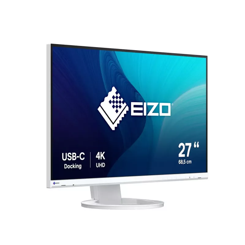 EIZO FlexScan EV2740S-WT monitor 68,6 cm (27 colių) 3840 x 2160 4K Ultra HD LCD baltas