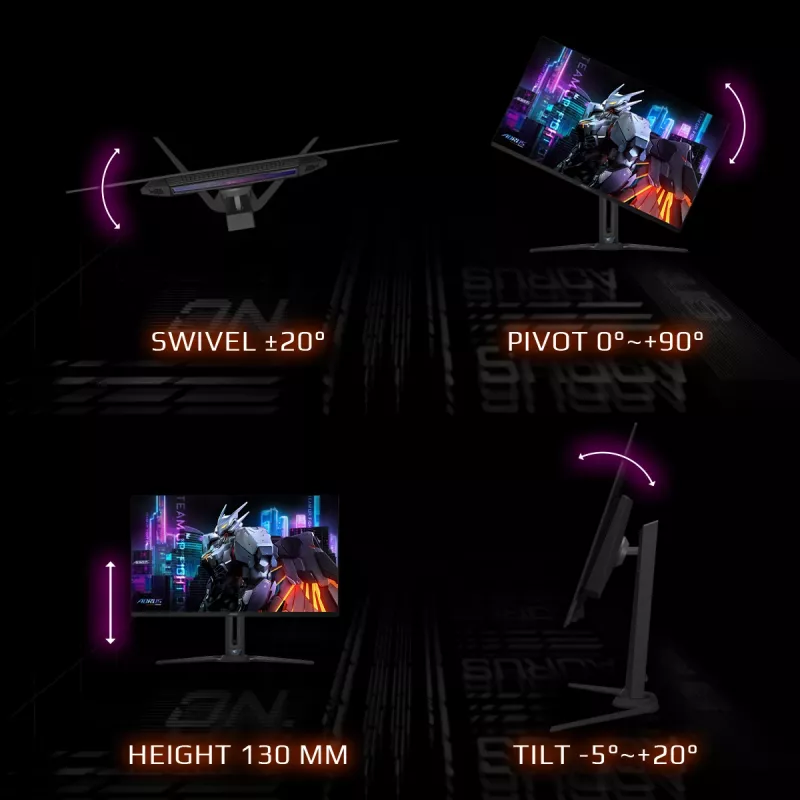 Monitorius GIGABYTE AORUS FO32U 31,5 colio OLED 3840 x 2160