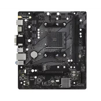 ASRock A520M-HVS pagrindinė plokštė AM4 AMD A520 2 x DDR4 USB 3.2 SATA 3 7.1ch HD Audio mATX