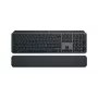 Belaidė apšviesta klaviatūra LOGITECH MX Keys S Graphite su riešo atrama Qwertz Deutsch