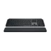 Belaidė apšviesta klaviatūra LOGITECH MX Keys S Graphite su riešo atrama Qwertz Deutsch