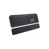 Belaidė apšviesta klaviatūra LOGITECH MX Keys S Graphite su riešo atrama Qwertz Deutsch