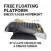 Pėdų atrama Fellowes Standard ergonomic under-desk foot support, juoda, reguliuojamo aukščio, 330 mm plotis