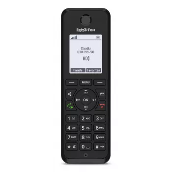 DECT ragelis FRITZ Fon M3 belaidis ragelis Skambučio numerio atpažinimas Juoda