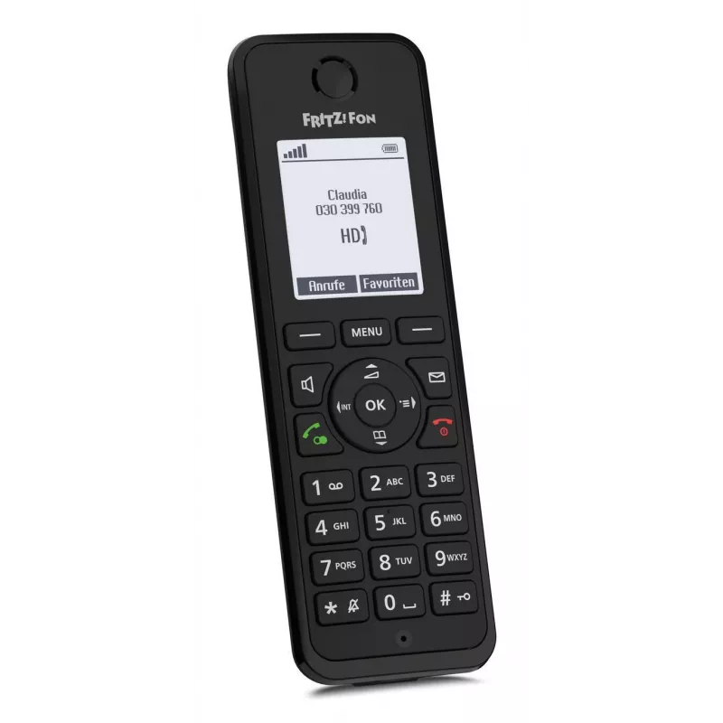 DECT ragelis FRITZ Fon M3 belaidis ragelis Skambučio numerio atpažinimas Juoda