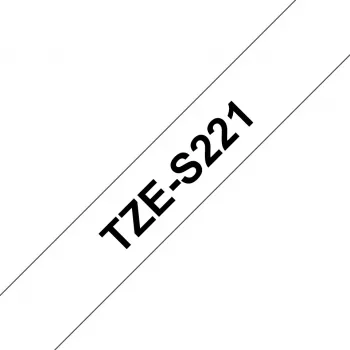 Brother TZE-S221 laminuota etikečių juosta 9 mm x 8 m