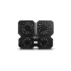 Aušinimo padėklas DeepCool MULTI CORE X6 – 4 ventiliatoriai, 15,6 colių nešiojamiesiems, USB maitinimas, 380×295×24 mm, 2 USB prievadai