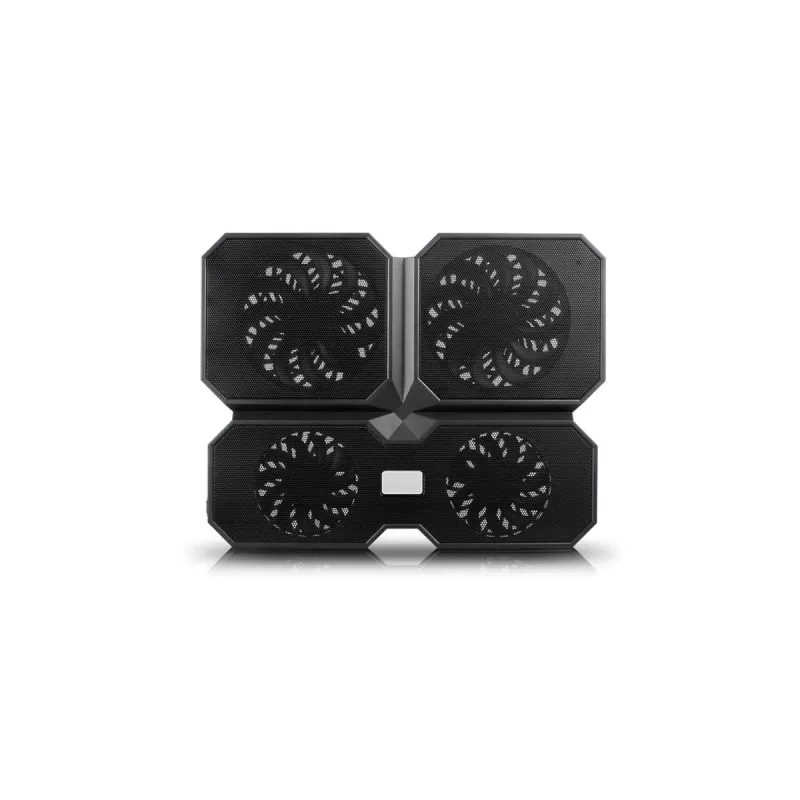Aušinimo padėklas DeepCool MULTI CORE X6 – 4 ventiliatoriai, 15,6 colių nešiojamiesiems, USB maitinimas, 380×295×24 mm, 2 USB prievadai