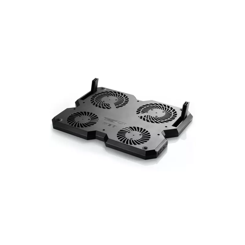 Aušinimo padėklas DeepCool MULTI CORE X6 – 4 ventiliatoriai, 15,6 colių nešiojamiesiems, USB maitinimas, 380×295×24 mm, 2 USB prievadai