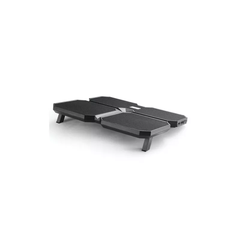 Aušinimo padėklas DeepCool MULTI CORE X6 – 4 ventiliatoriai, 15,6 colių nešiojamiesiems, USB maitinimas, 380×295×24 mm, 2 USB prievadai