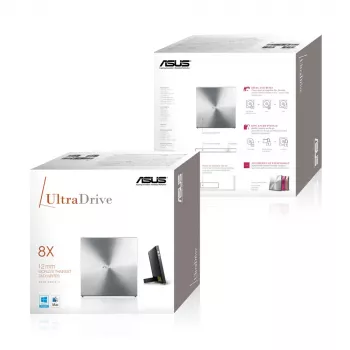 ASUS SDRW-08U5S-U optinis diskų įrenginys DVD Super Multi DL Metallic