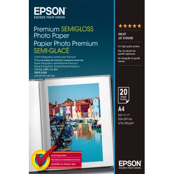 Epson Premium Semi-Gloss foto popierius - A4 - 20 lapų
