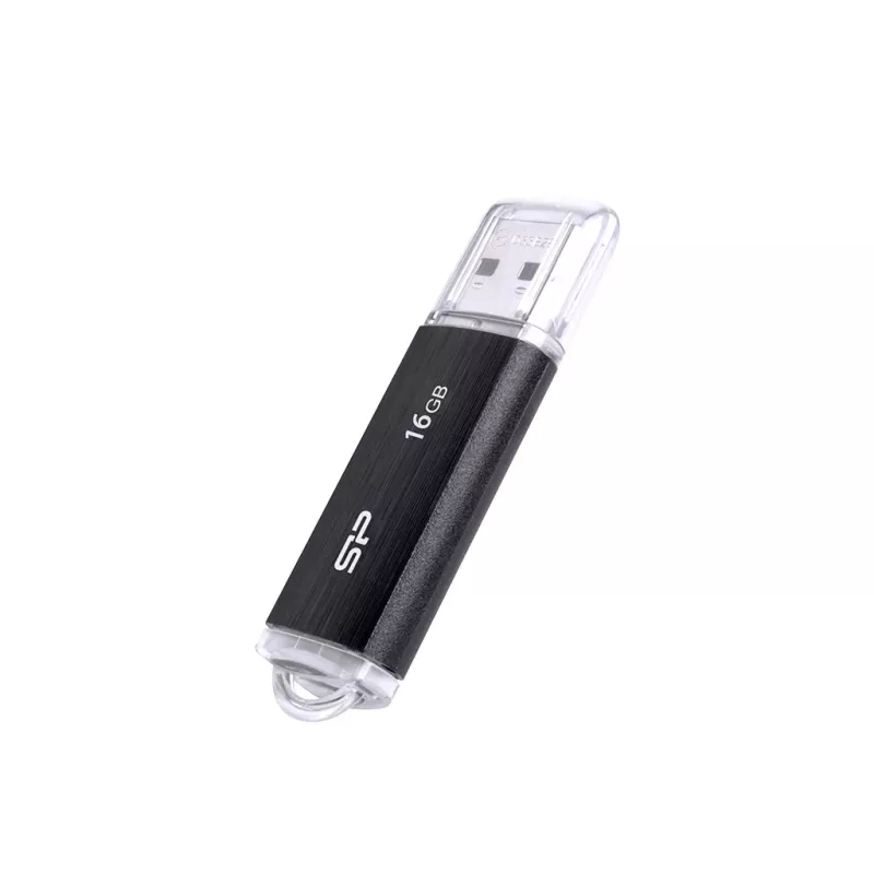 SILICON POWER Ultima U02 - 16GB USB atmintukas - USB 2.0 - Juodas (moq-30)