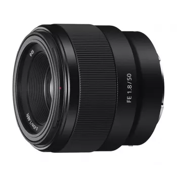 Sony FE 50mm F1.8 objektyvas juodas SEL50F18F.SYX