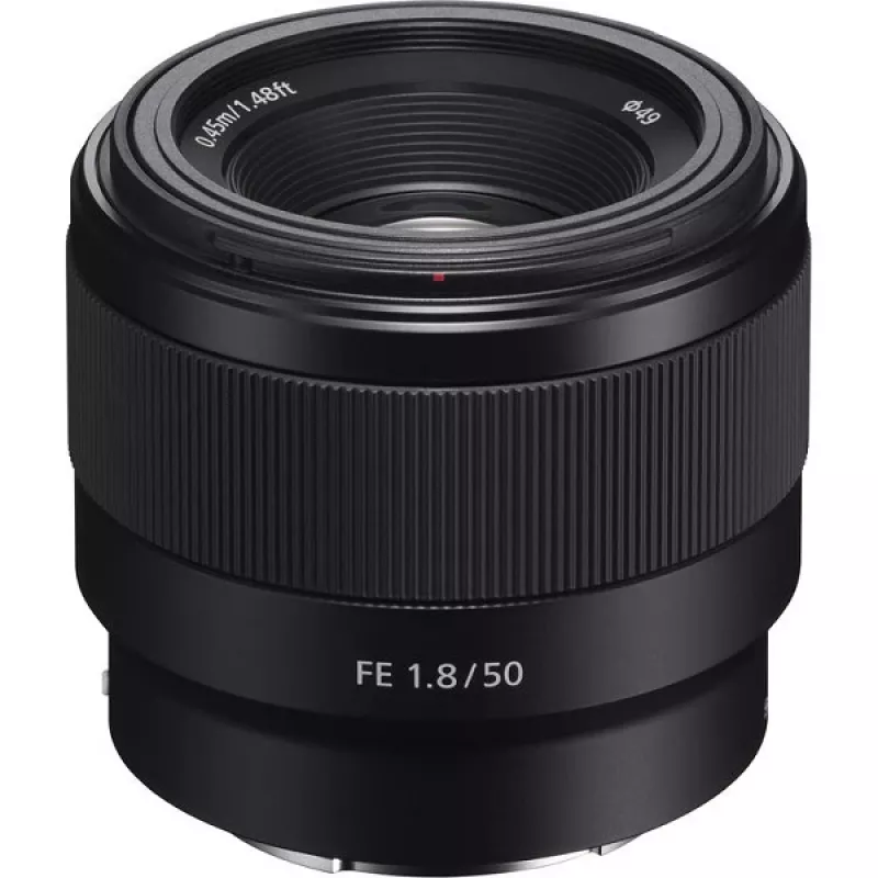 Sony FE 50mm F1.8 objektyvas juodas SEL50F18F.SYX