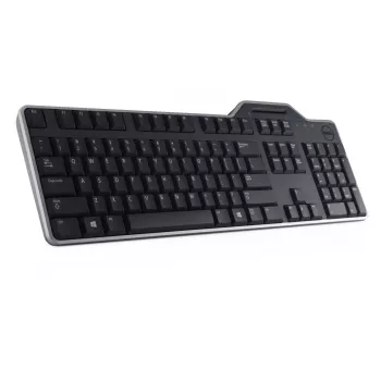 DELL Pro Smartcard Keyboard KB813 - rusiškas (QWERTY), pilno dydžio (100%), laidinis, USB, QWERTY, juoda