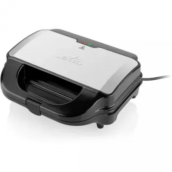 Sumuštinių keptuvė ETA Sorento 3151 90010 — 900 W, 4 sumuštiniai, nerūdijantis plienas/juoda