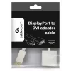 Vaizdo kabelio adapteris GEMBIRD DisplayPort į HDMI Type A 0,1 m baltas
