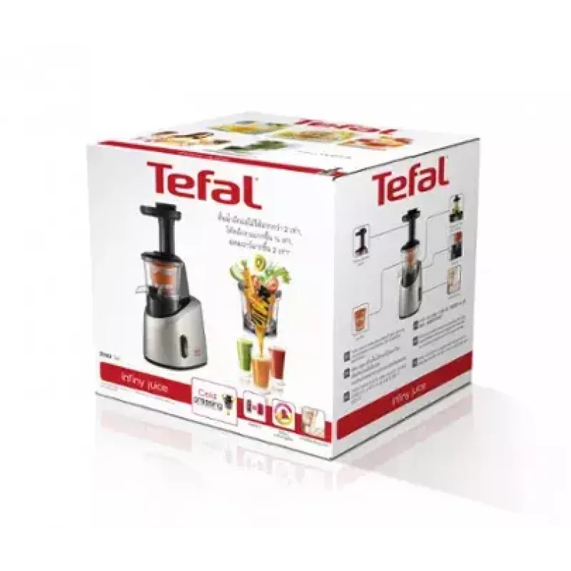 Tefal Infiny Juice ZC255B sulčiaspaudė 200 W pilka, sidabrinė