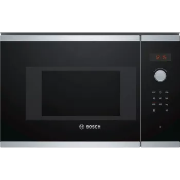 Bosch Serie 4 BFL523MS0 įmontuojama mikrobangų krosnelė 20 L 800 W juoda, nerūdijantis plienas