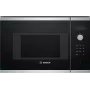Bosch Serie 4 BFL523MS0 įmontuojama mikrobangų krosnelė 20 L 800 W juoda, nerūdijantis plienas