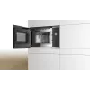 Bosch Serie 4 BFL523MS0 įmontuojama mikrobangų krosnelė 20 L 800 W juoda, nerūdijantis plienas