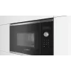 Bosch Serie 4 BFL523MS0 įmontuojama mikrobangų krosnelė 20 L 800 W juoda, nerūdijantis plienas