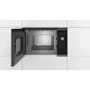 Bosch Serie 4 BFL523MS0 įmontuojama mikrobangų krosnelė 20 L 800 W juoda, nerūdijantis plienas