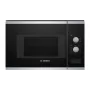 Bosch BFL520MS0 kombinuota mikrobangų krosnelė, juoda, nerūdijantis plienas, įmontuojama, 20 L, 800 W