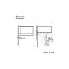 Bosch BFL520MS0 kombinuota mikrobangų krosnelė, juoda, nerūdijantis plienas, įmontuojama, 20 L, 800 W