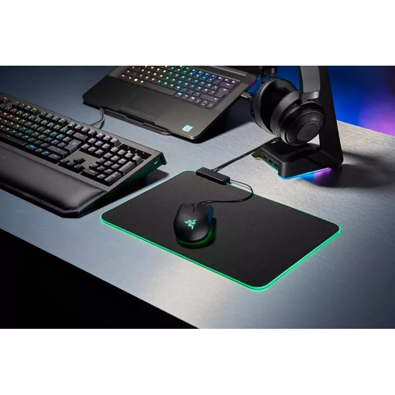 Žaidimų pelės kilimėlis Razer Goliathus Extended Chroma juodas