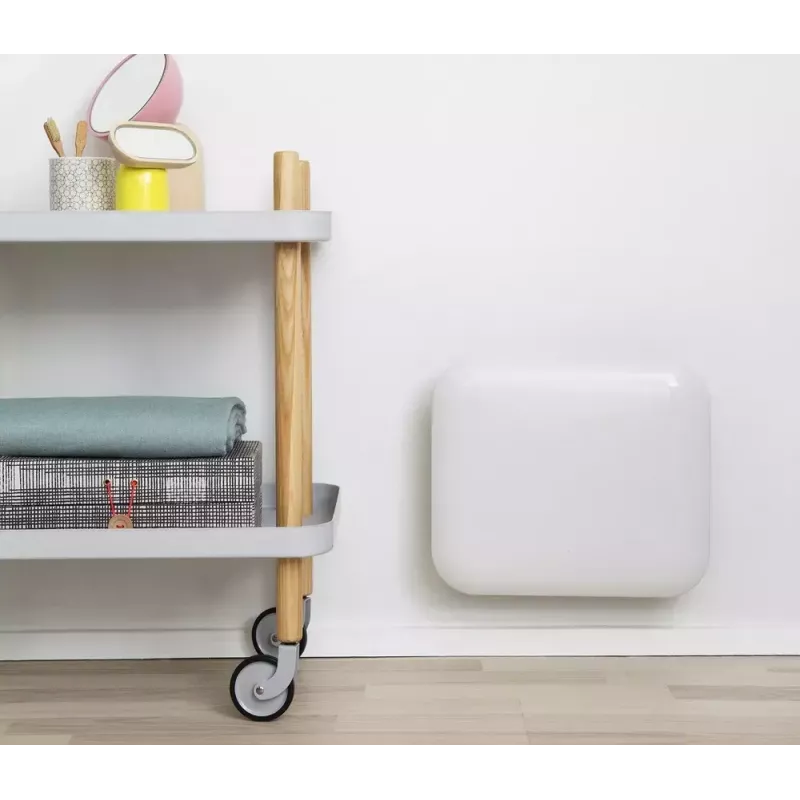 Mill aliumininis skydinis konvekcinis šildytuvas IB250, 250 W, tinka iki 5 m² patalpoms, baltas