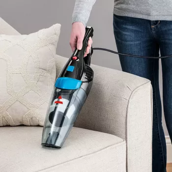 Bissell Featherweight Pro Eco belaidis siurblys AC sausas be maišelio 0,5 L 450 W mėlyna, titanas