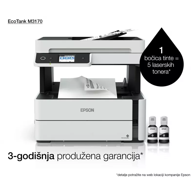 Daugiafunkcinis spausdintuvas Epson EcoTank ET-M3170 rašalinis vienspalvis