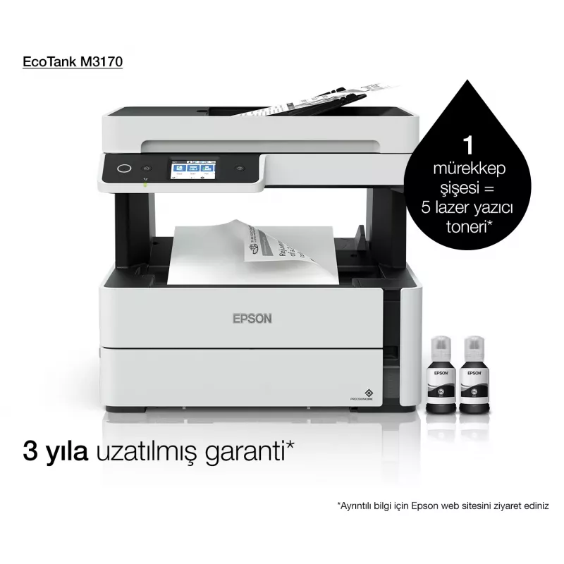 Daugiafunkcinis spausdintuvas Epson EcoTank ET-M3170 rašalinis vienspalvis